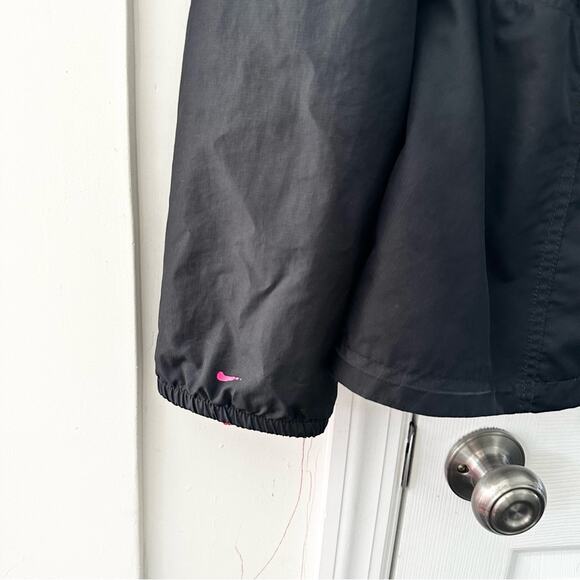 Nike ACG Vintage Black Pink Mesh Hood Cinched Windbreaker Jacket Medium Women - Picture 9 of 12